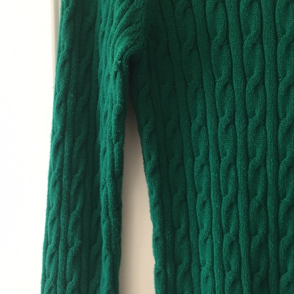Emerald Green Charter Club Sweater Size M. GUC - Picture 4 of 7